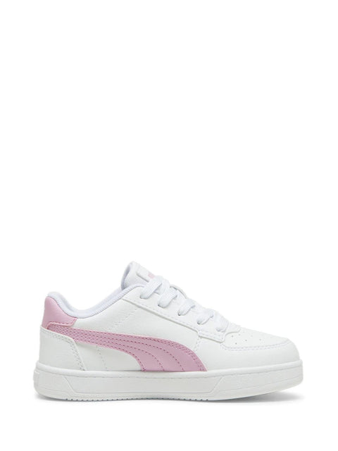Puma Girl's White & Pink Caven 2.0 Lace Up Sneakers | Puma In Lebanon