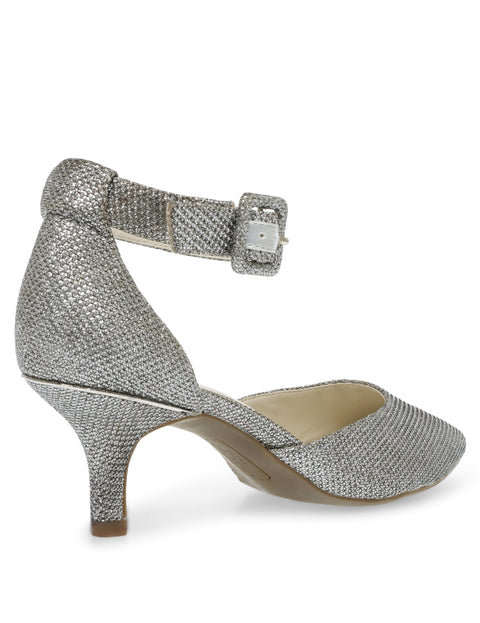 Anne Klein Women's Silver Fabulist Comfortable Fashion Pump Heel | Anne Klein In Lebanon