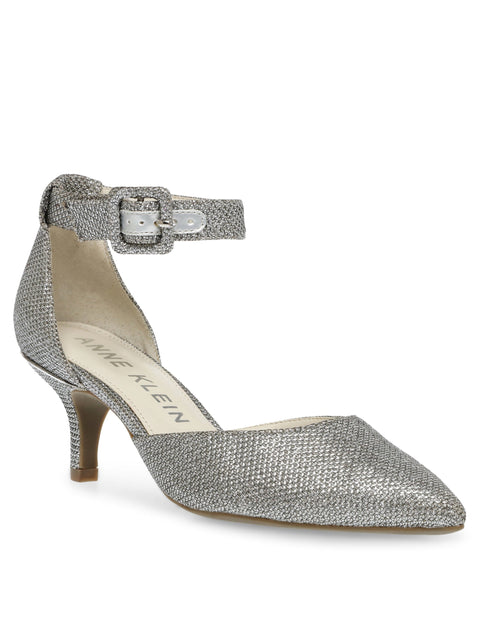 Anne Klein Women's Silver Fabulist Comfortable Fashion Pump Heel | Anne Klein In Lebanon