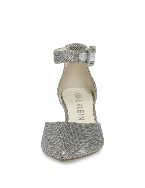 Anne Klein Women's Silver Fabulist Comfortable Fashion Pump Heel | Anne Klein In Lebanon
