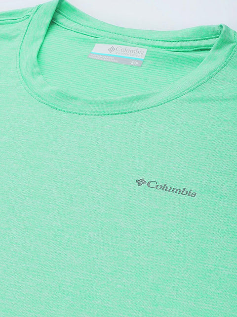 Columbia Women's Green T-Shirt ABF923 shr(ll5,8) ft13 ft15