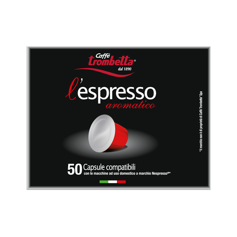 Caffe Trombetta l'espresso 50 Capsule  | Caffe Trombetta In Lebanon