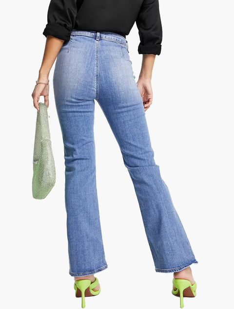 ASOS Design Women's Blue Jeans ANF412 (LR58) (st2)
