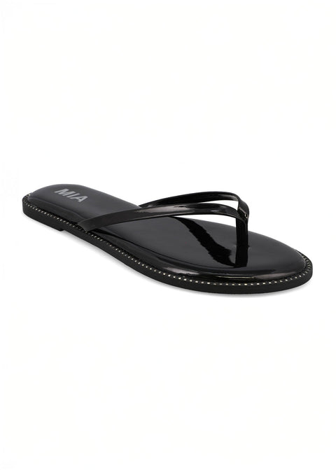 Mia Women's Black Aster Sandals | Mia In Lebanon