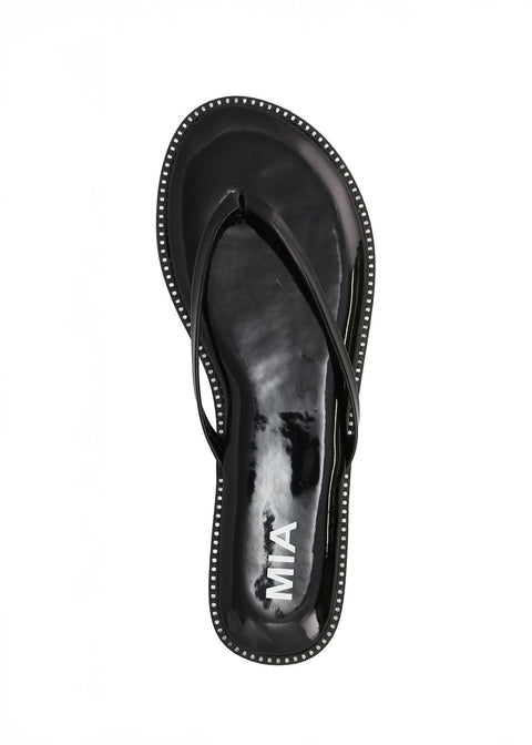Mia Women's Black Aster Sandals | Mia In Lebanon