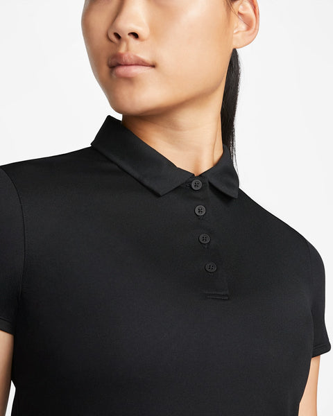Nike Women's Black Dri-Fit Victory Golf Polo T-Shirt | Nike In Lebanon