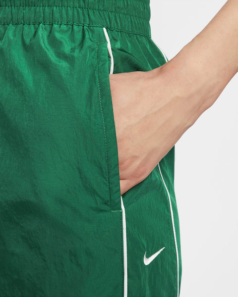 Nike Women's Green High-Waisted Woven Open-Hem Sweatpant|Nike In Lebanon