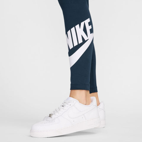 Nike Women's Navy & White Classic High Rise Leggings | Nike In Lebanon