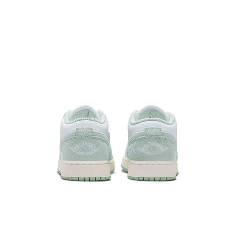 Nike Air Jordan Boy's White & Mint Green 1 Low SE GS Sneakers | Nike In Lebanon