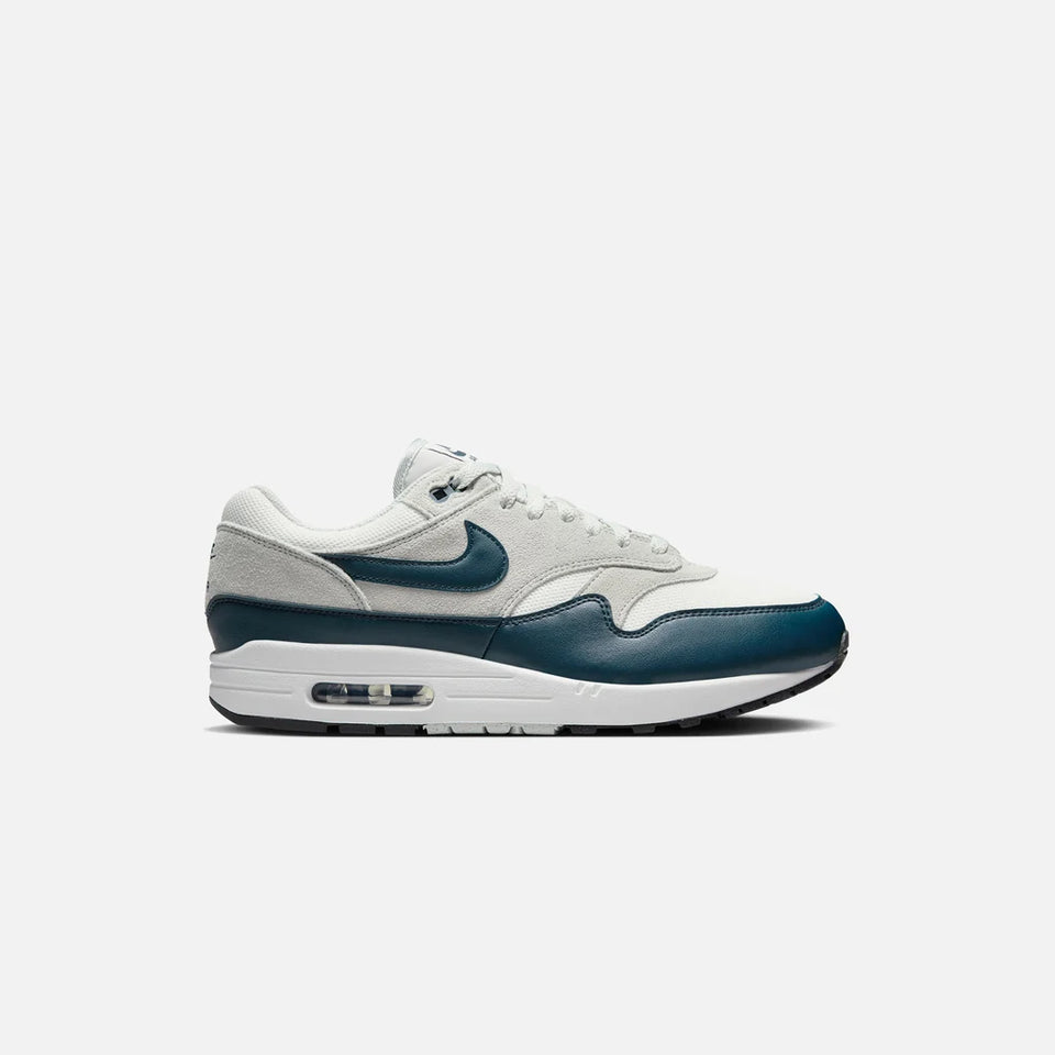 Nike Men's White & Petrol Air Max 1 Essential Sneakers
