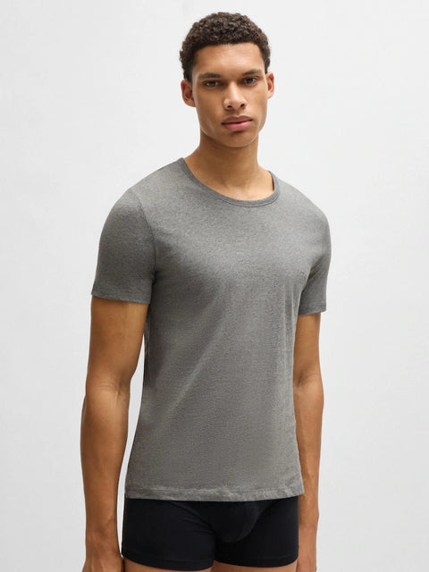 HUGO BOSS Men's Multi Color Pack Of 3 Cotton Crewneck T-Shirts | HUGO BOSS In Lebanon