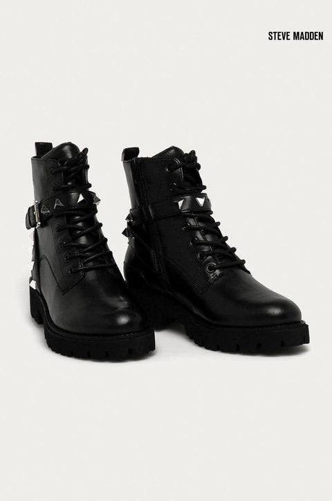 Steve Madden Women's Black Leather Boots |Steve Madden in Lebanon