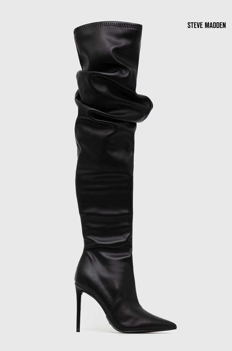 Steve Madden Women's Black Vanguard Heeled Boots | Steve Madden in Lebanon
