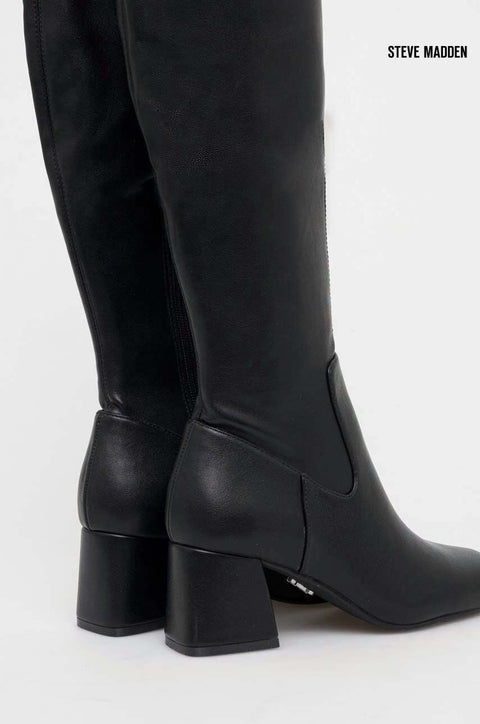 Steve Madden Women's Black Capacity Heeled Boots | Steve Madden in Lebanon