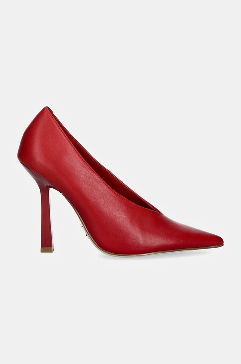 Steve Madden Women's Red Leather Sedona Heels | Steve Madden In Lebanon