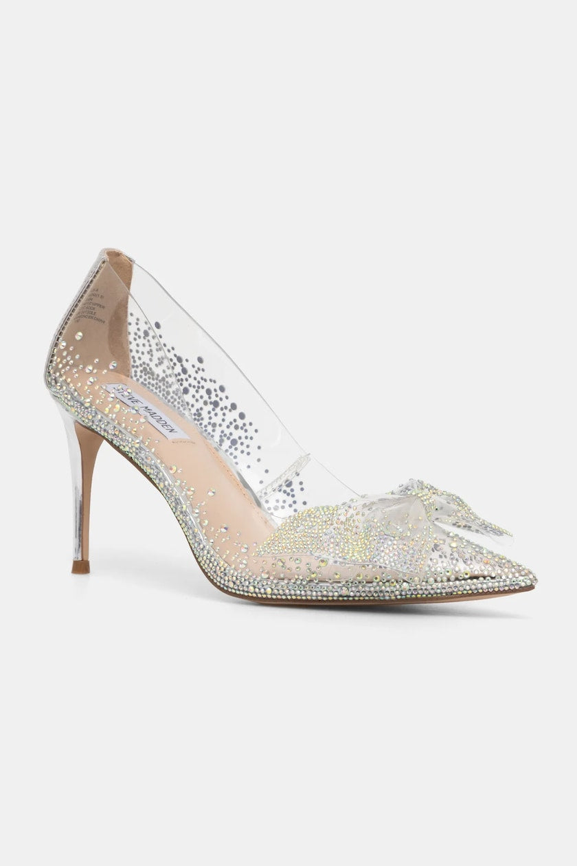 Steve Madden Women's Clear Rhinestone Luscious-R Heels |Steve Madden In Lebanon