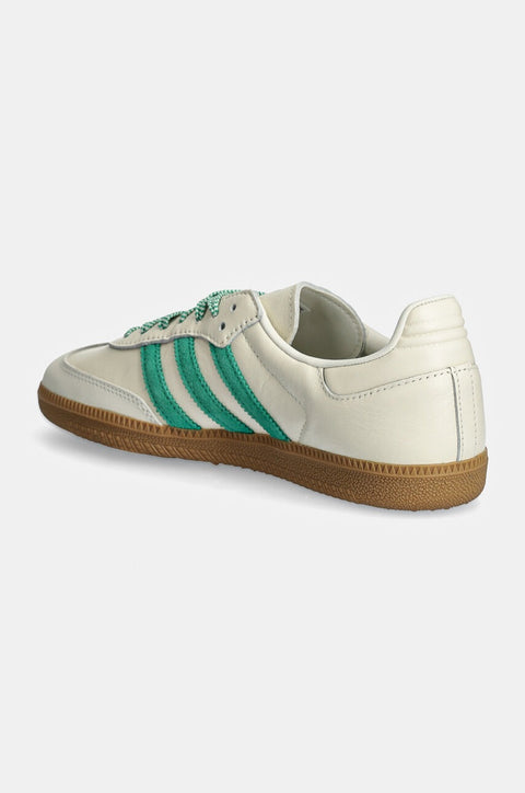 Adidas Women's Off White Samba Sneakers | Adidas In Lebanon