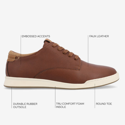 Vance Co. Men's Brown Aydon Casual Sneakers | Vance Co. In Lebanon