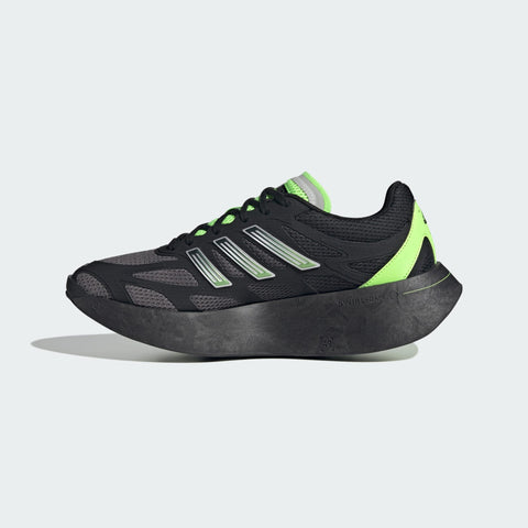 Adidas Men's Core Black/Grey Four/Signal Green Adizero Aruku Sneakers | Adidas In Lebanon