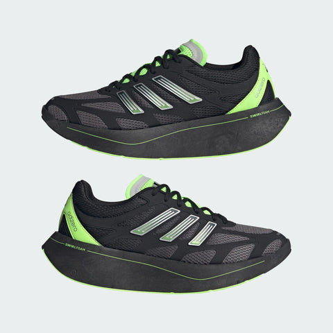 Adidas Men's Core Black/Grey Four/Signal Green Adizero Aruku Sneakers | Adidas In Lebanon