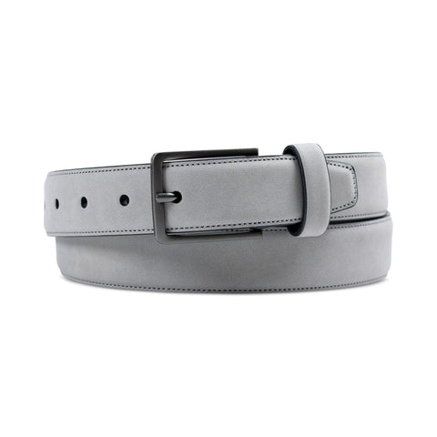 Alfani Men's Grey Faux Leather Suede Dress Belt | Alfani In Lebanon