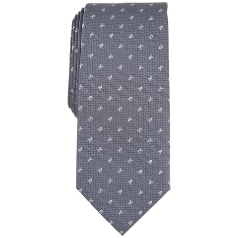 Alfani Men's Silver Galway Slim Neat Tie Necktie Formal Slim | Alfani In Lebanon