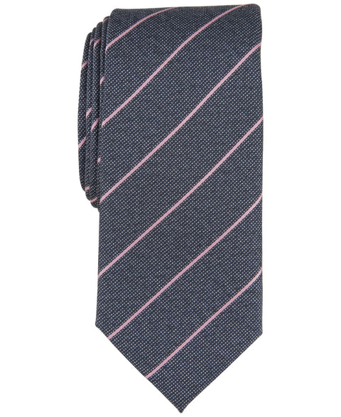 Alfani Men's Pink Knighton Stripe Tie | Alfani In Lebanon