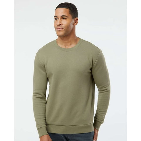 Alternative Men's Khaki Green Round Neck Sweatshirt | Alternative In Lebanon