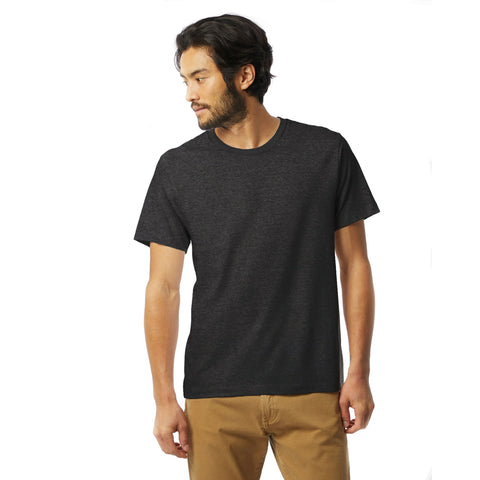 Alternative Men's Washed Black Eco Crew Neck T-Shirt |Alternative In Lebanon
