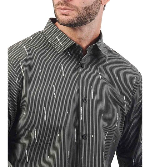 Armani Exchange Men's Olive Green Shirt  | Armani Exchange in Lebanon