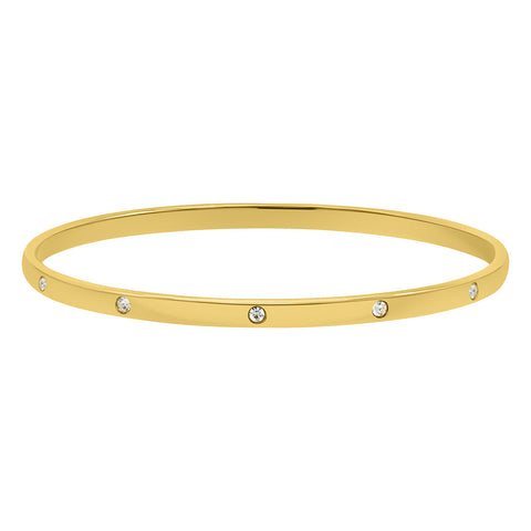 Adornia Women's Gold Tarnish Resistant Bangle Stacker | Adornia In Lebanon