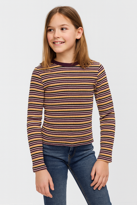 S.Oliver Girl's Multicolor Striped Long-Sleeve Blouse |S.Oliver in Lebanon