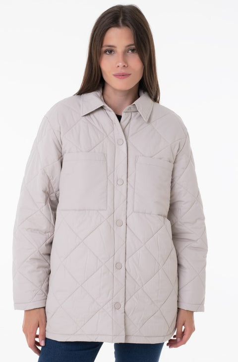 Tom Tailor Women's Beige Button Jacket |Tom Tailor in Lebanon