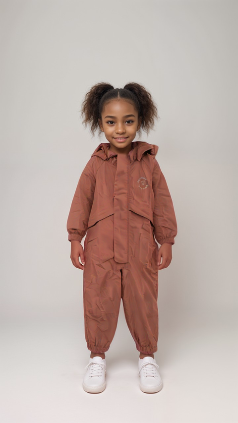 POMPdeLUX Girl's Dusty Rose Snow Suit | POMPdeLUX in Lebanon