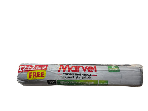 Marvel Strong X-Large Trash Bag 12 + 2 Bags | Marvel In Lebanon