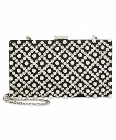 INC International Concepts Women's Black Ranndi Pearl Hand Bag | INC In Lebanon