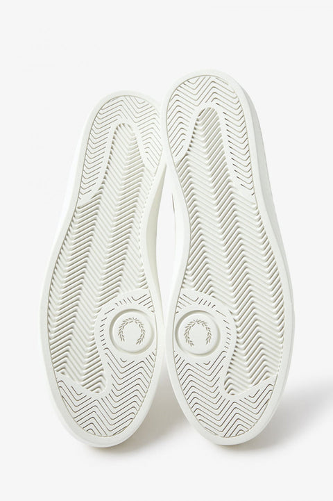 Fred Perry Men's White Spencer Leather Sneakers |Fred Perry In Lebanon