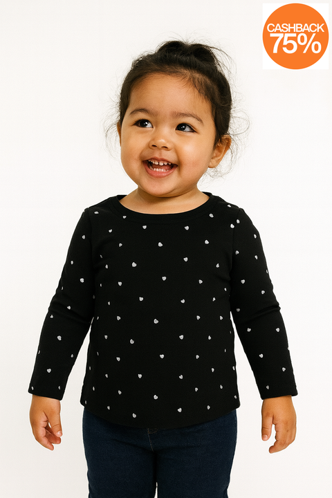Epic Threads  Girl's Black Sweatshirt ABFK1141 s