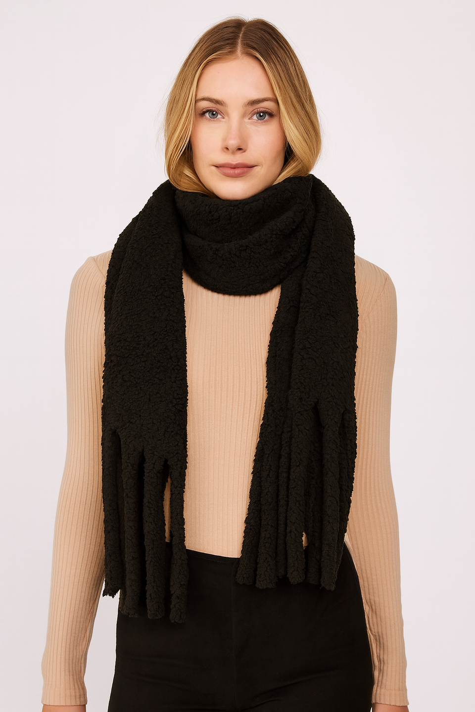Forever 21 Women's Black Blanket Scarf | Forever 21 In Lebanon