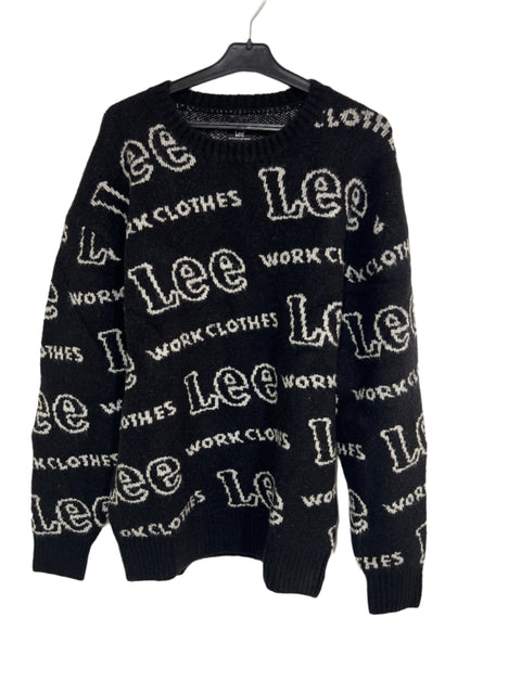 Lee Men's Black/White Long-Sleeve Sweatshirt | Lee in Lebanon