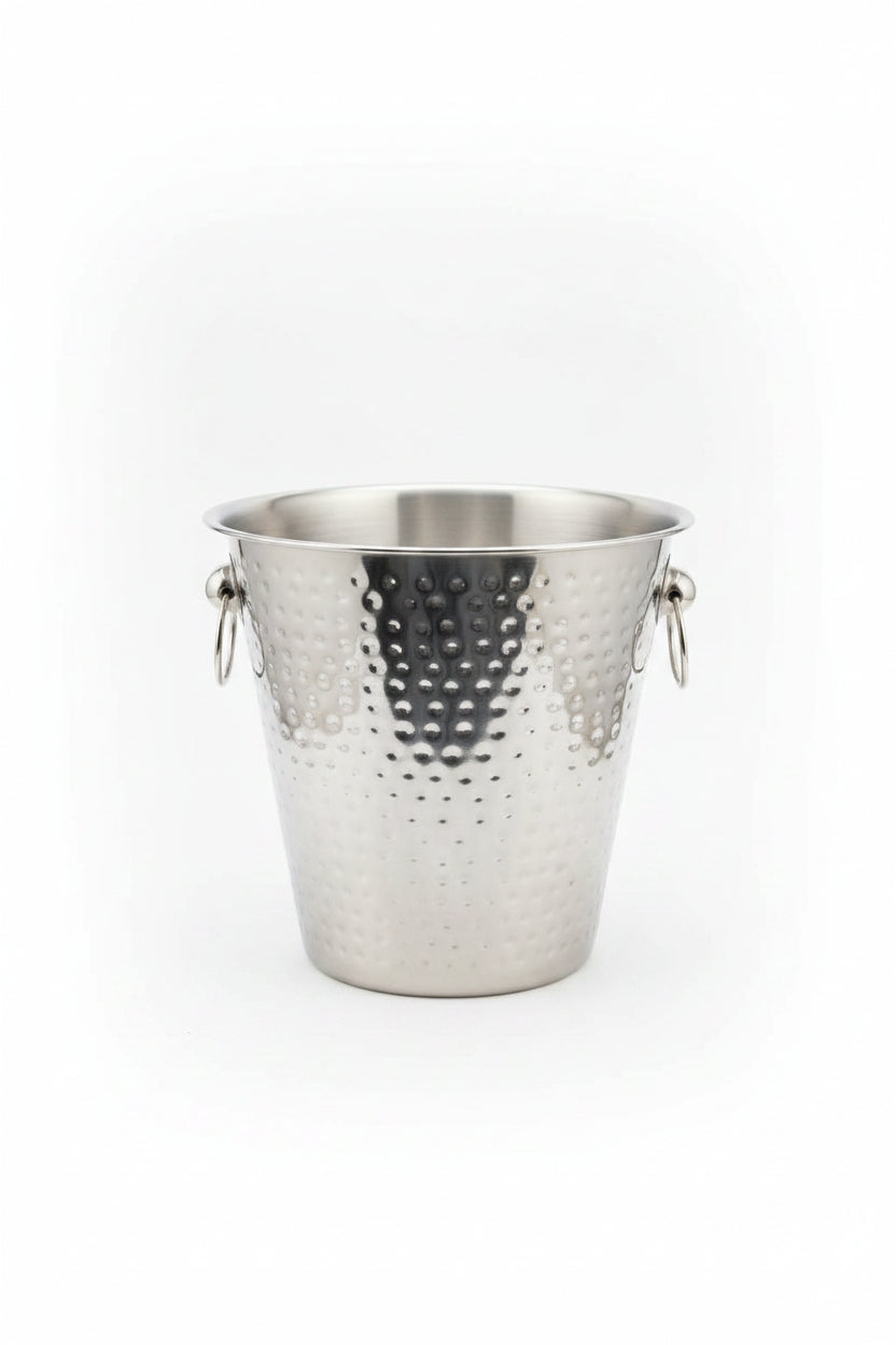Lucky Tiger Stainless Steel Ice Bucket Hammered (LCP-HM)