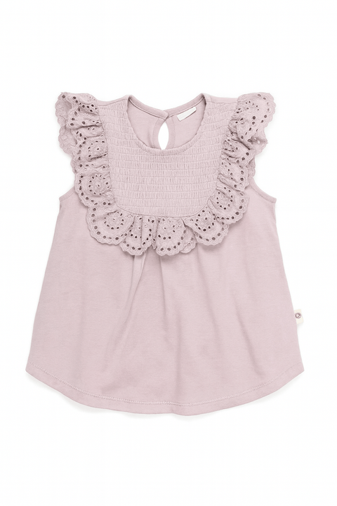 POMPdeLUX Girl's Light Purple Florence Lt Blouse |POMPdeLUX in Lebanon