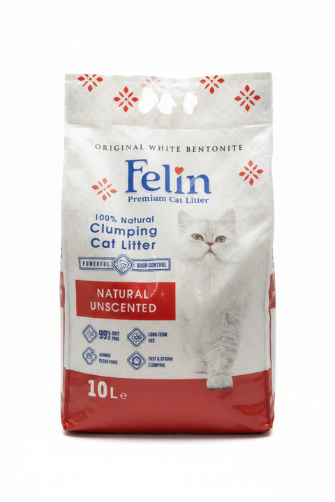 Felin Cat Litter Natural  UnScented 10L | Felin  In Lebanon