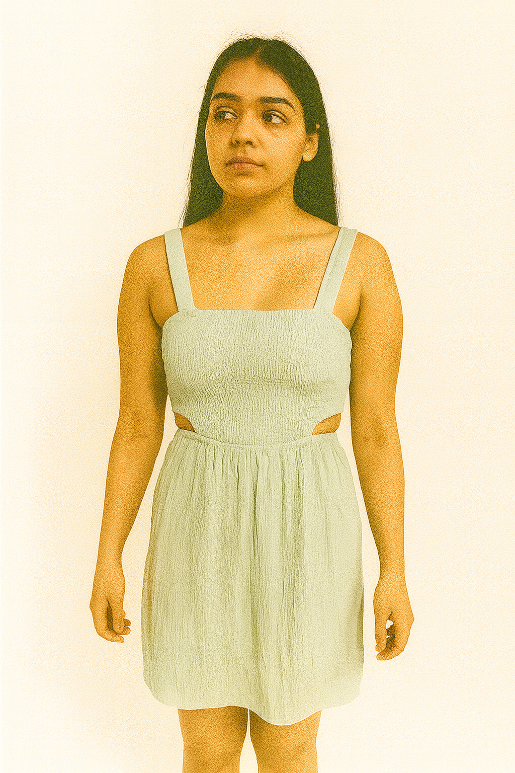 Forever 21 Women's Mint Green Cut-Out Back Sleeveless Mini Dress |Forever 21 In Lebanon