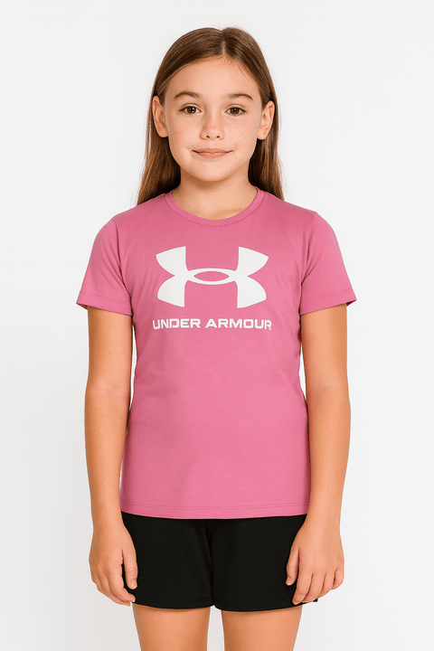 Under Amour Girl's Light Pink  T-Shirt  |Under Amour  In Lebanon