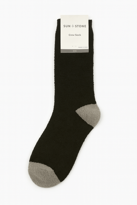 Sun Stone Men's Black Pack Of 1 Pair Socks ABU731