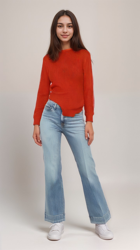 Terranova Girl's Coral Long-Sleeve Sweatshirt  |Terranova  in Lebanon