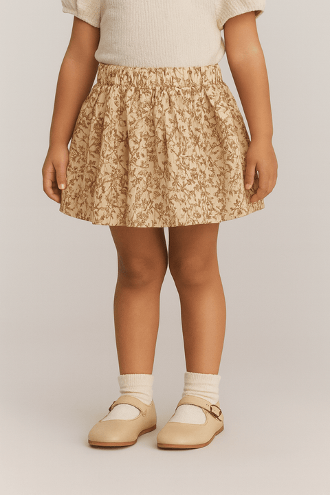 POMPdeLUX Girl's Mushroom/Lilac Karolina Skirt  |POMPdeLUX in Lebanon