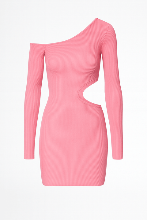 LeGer Women's Pink Long-Sleeve Dress| LeGer in Lebanon