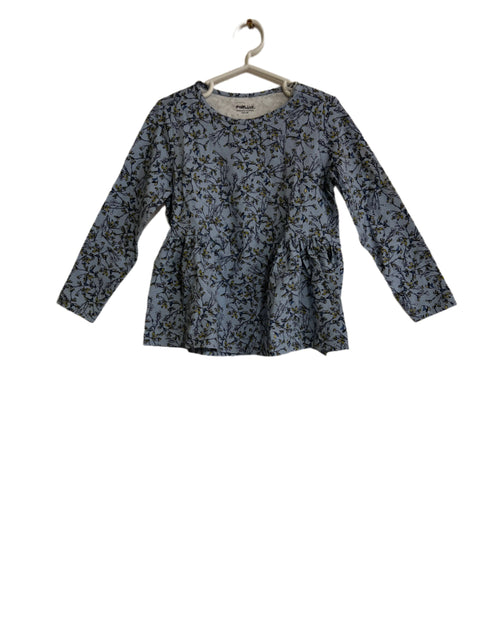 POMPdeLUX Baby Girl Multicolor Long-Sleeve Blouse | POMPdeLUX in Lebanon